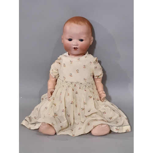 370 - 1920's 'My Dream Baby' bisque head doll by Armand Marseille, mould 351, with bent limb composition b... 