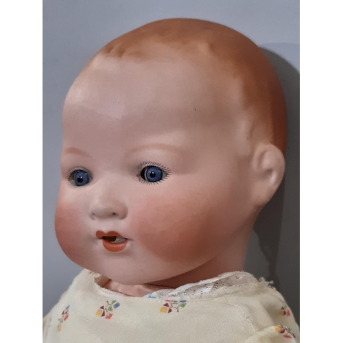 370 - 1920's 'My Dream Baby' bisque head doll by Armand Marseille, mould 351, with bent limb composition b... 