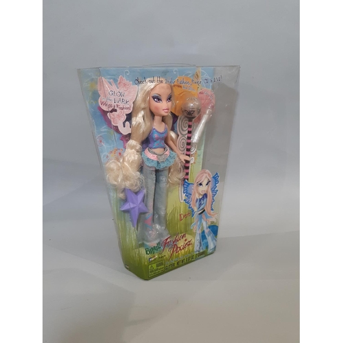 375 - Three box sets- Bratz Fashion Pixiez Unicorn and Dee with glow in the dark features and Flower Girlz... 