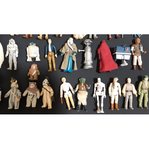 330 - Collection of 75 character figures from the original Star Wars Trilogy, including Obi Wan Kenobi, Wa... 