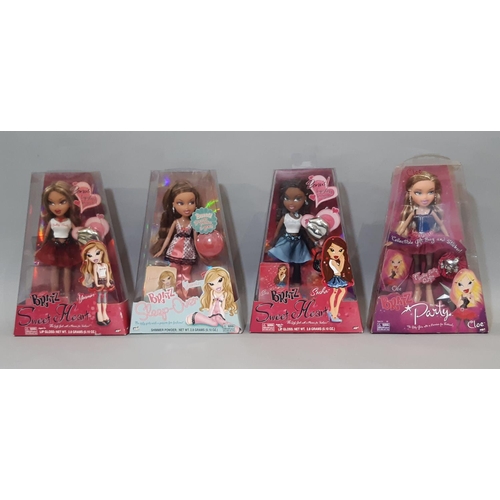 357 - Four Bratz  dolls box sets including Cloe (Party), Sasha (Sweet Heart) and Yasmin (Sleepover and Swe... 