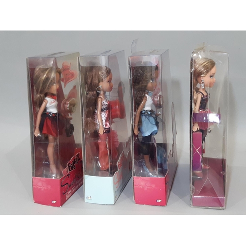 357 - Four Bratz  dolls box sets including Cloe (Party), Sasha (Sweet Heart) and Yasmin (Sleepover and Swe... 