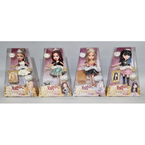 362 - Four Bratz Princess box sets- Cloe, Roxxi, Jade and Fianna, all with original packaging and have not... 