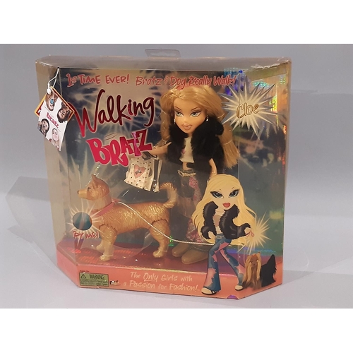 366 - Seven Bratz doll box sets including Walking Bratz  (Cloe and dog, un-tested), Pampered Petz Jade wit... 