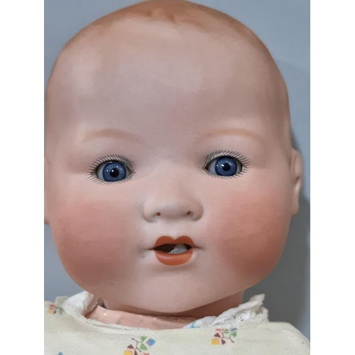 370 - 1920's 'My Dream Baby' bisque head doll by Armand Marseille, mould 351, with bent limb composition b... 