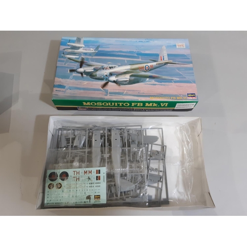 340 - 10 boxed 1:72 scale model aircraft kits including kits by Airfix, Hasegawa, Novo, Matchbox and MPM, ... 