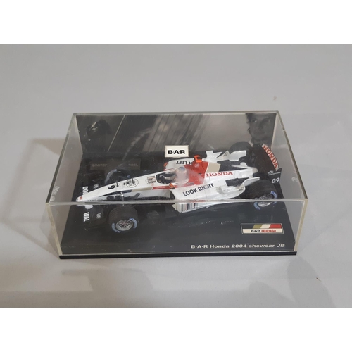 345 - 5 boxed Formula 1 model racing cars by Paul's Model Art, made for Honda and Mercedes teams, includin... 