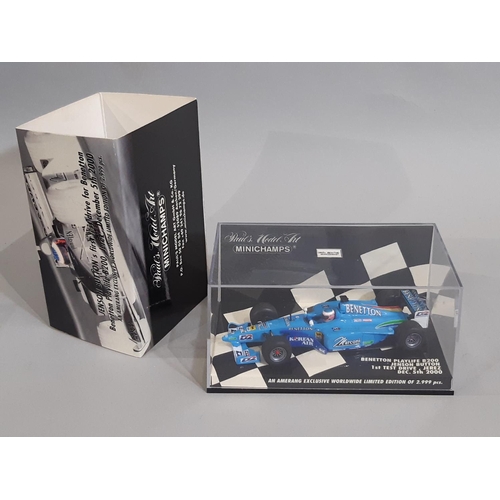 346 - 18 boxed Formula 1 racing cars by Minichamps (Paul's Model Art), all 1:43 scale displaying vehicles ... 