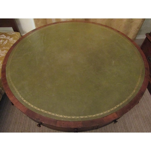 2567 - To be viewed at and collected from Nibley House GL11 6DL: A late Georgian period mahogany drum or re... 