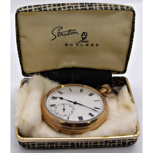 1478 - Longines gents pocket watch, 9ct gold case including dust plate, 15 jewel movement, 5153135, top win... 