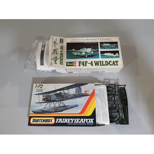 377 - 14 boxed 1:72 scale model aircraft kits including kits by Airfix, Matchbox, Frog and Revell, all bel... 