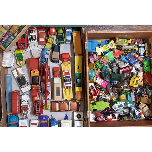 385 - Collection of vintage model vehicles by mostly by Corgi and Matchbox/Lesney including a Dinky Pontia... 