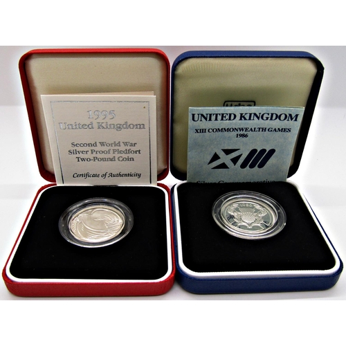 507 - Silver proof 50p coins 2000 Libraries, 2003 Woman's Rights, 2004 Four Minute Mile, together with a s... 