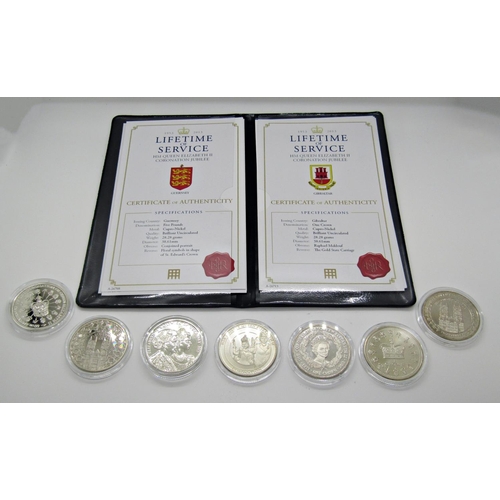 511 - 1953 Coronation of Queen Elizabeth II year set, crown to farthing - 11 coins, Brilliant uncirculated... 