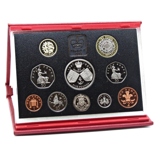 524 - United Kingdom proof coin collection issued by The Royal Mint - all cased, 1990 - 1998, eight packs