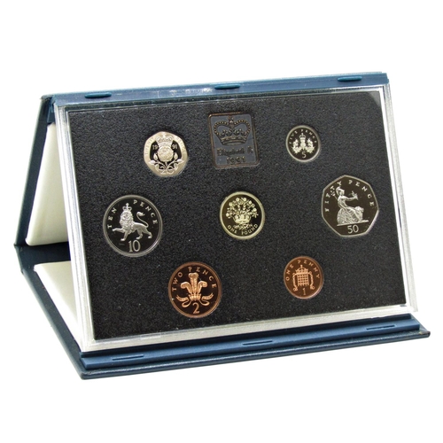 524 - United Kingdom proof coin collection issued by The Royal Mint - all cased, 1990 - 1998, eight packs