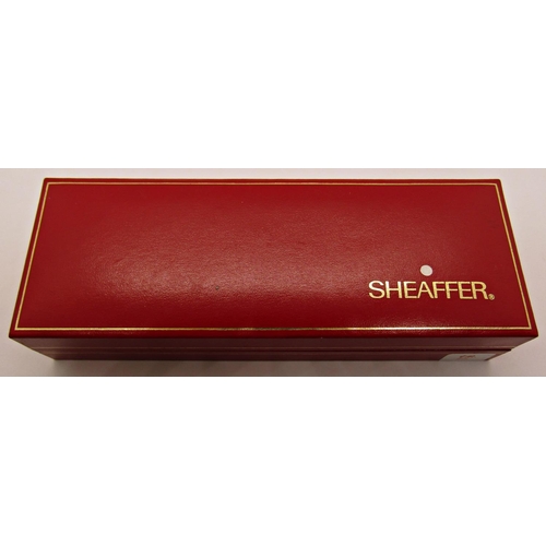 1553 - Sheaffer Fasion 270 gold plated fountain, rollerball and ballpoint pens and pencil set, boxed