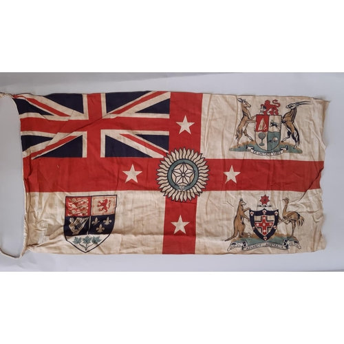 1632 - Vintage Empire Royal Standard Bunting, with emblems  of Australia, South Africa, New Zealand, Canada... 