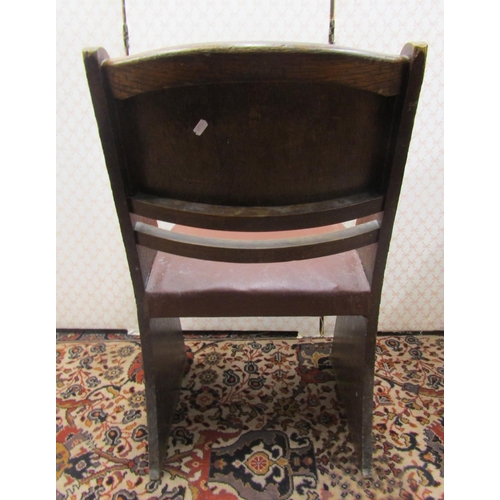 2770 - An aesthetic movement library of drawing room chair, with ebonised frame, gilt detail and upholstere... 