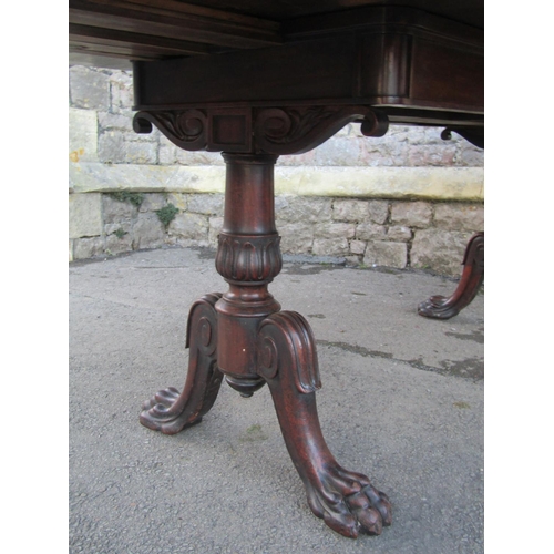 2782 - An unusual Regency mahogany patent dining table by Wilkinson & Son number 5579 (stamped to frame) ra... 