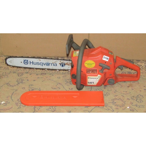 2126 - A Husqvarna 141 chainsaw