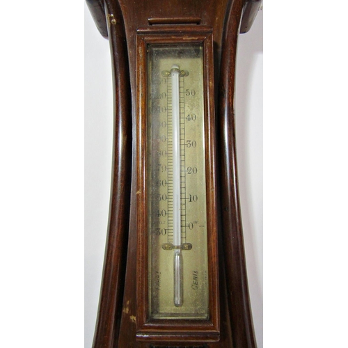 1510 - A small Aneroid barometer by C W Dixey, New Bond Street