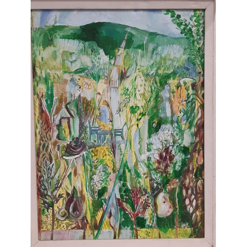 32 - Two 20th century oil paintings: Patricia Clarke - 'The Colour of Spring', signed lower right and tit... 