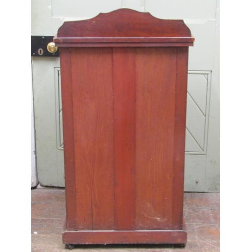 2785 - An Edwardian rosewood and marquetry sheet music cabinet