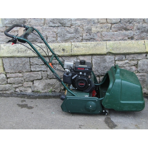 2117 - An Allett Expert Kensington 14k petrol driven cylinder lawn mower with rear roller