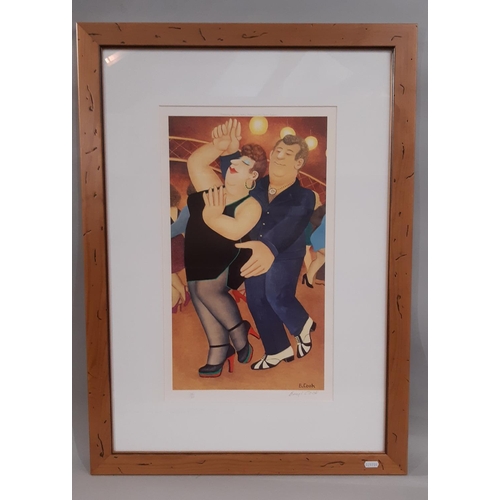 89 - Beryl Cook (1926-2008) - 'Dirty Dancing' limited edition print 26/650, signed, numbered and blindsta... 