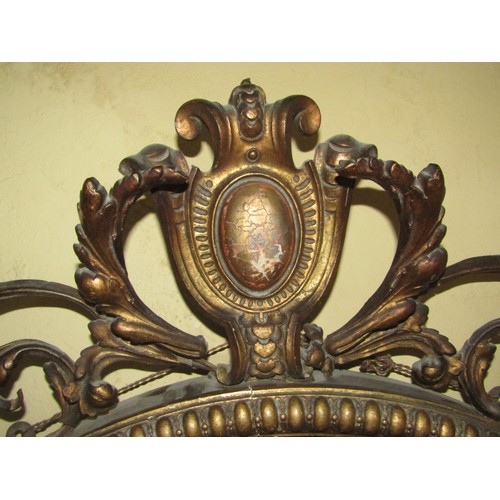 2796 - A good quality Regency mahogany convex wall mirror with original gilded finish, the mirror plate 48c... 