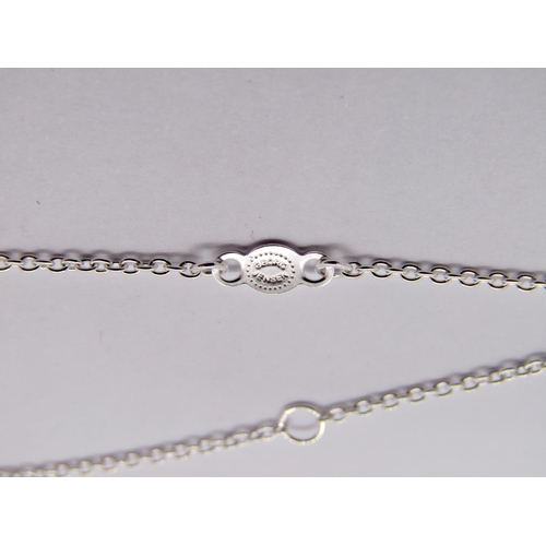 1427 - Georg Jensen Mercy silver pendant necklace, stamped 'GJ 925 S', 9.1g