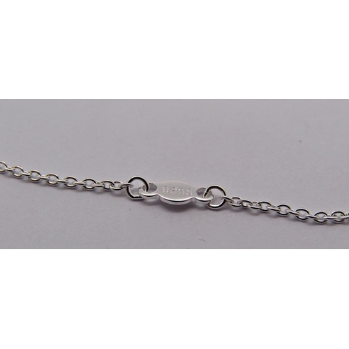 1427 - Georg Jensen Mercy silver pendant necklace, stamped 'GJ 925 S', 9.1g