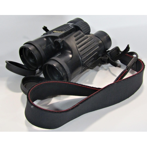 1745 - A pair of waterproof rubberised Opticron binoculars in their original case