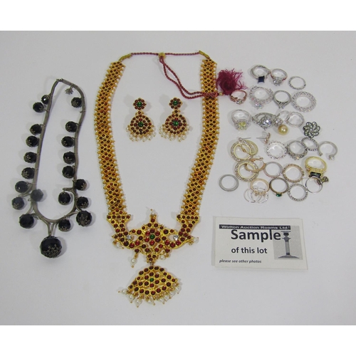 1460 - Extensive collection of costume jewellery to include a boxed St Justin cat necklace, baroque pearl s... 