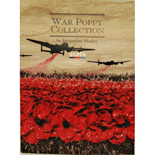 520 - Centenary of the First World War 6 medal commemorative set, The War Poppy collection by Jacqueline H... 