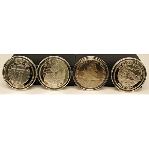 522 - The residue of the collection - a box file containing a random collection of coins include some silv... 