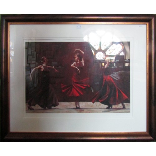 111 - Fletcher Sibthorp (b.1967) - Three Dancers, limited edition giclee print 281/295, signed and numbere... 