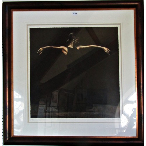 110 - Fletcher Sibthorp (b.1967) - 'White on Black', limited edition giclee print 136/195, signed and numb... 