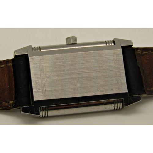 1472 - Jaeger LeCoultre Reverso ladies wristwatch with original strap and clasp number 2114038, not current... 