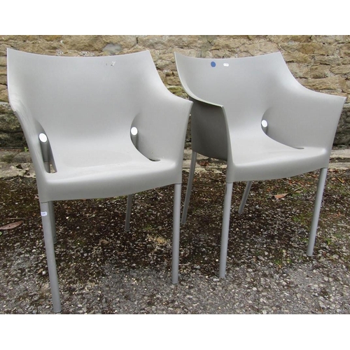 226 - PHILIPPE STARCK FOR KARTELL: A PAIR OF ‘DR NO’ CHAIRS, (2) 79cm H x 51cm L x 49cm D