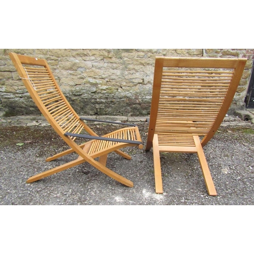 229 - DAVID COLWELL: A PAIR OF TRANNON ‘C1’ RECLINING LOUNGE CHAIRS, 92cm H x 80cm D x 53.5cm L (2)