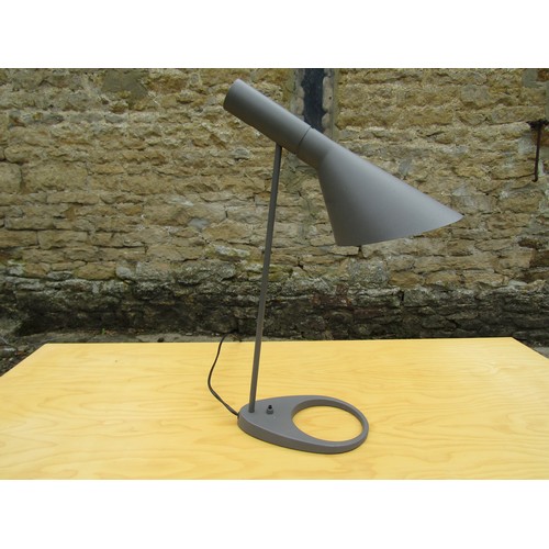 245 - LOUIS POULSEN: A PAIR OF ‘AJ’ TABLE LAMPS, designed by Arne Jacobsen, one new in box (2)