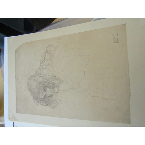 140 - AFTER GUSTAV KLIMT: THREE PORTRAIT STUDIES,
lithographs, unsigned
(3)