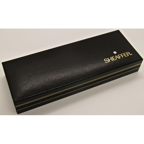 1489 - Lady Sheaffer TRZ70 1029, blue ronce ballpoint pen and pencil set, boxed