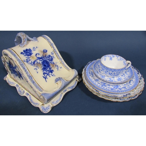 1019 - A large collection of blue and white transfer ware and relief moulded jugs, some with pewter covers,... 