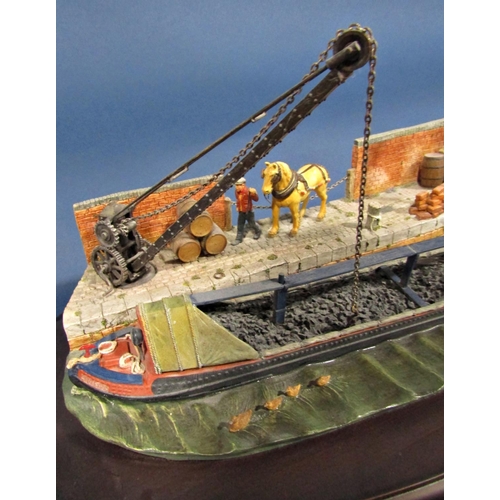 1080 - A Country Artists model - Wharf side Arrival, by Steve Boss and Tony Slocomb, limited edition 53/300... 