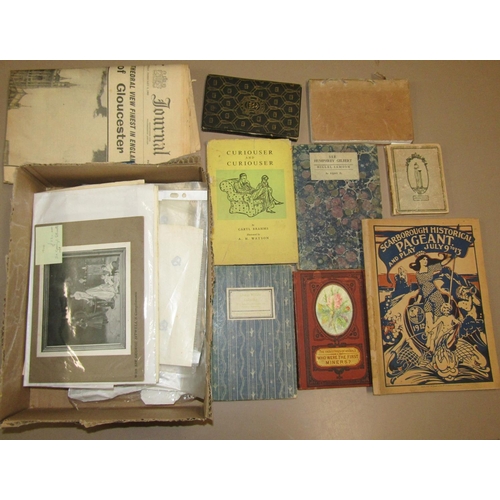 210 - A collection of books on poetry together with a quantity of ephemera (30 volumes) plus ephemera