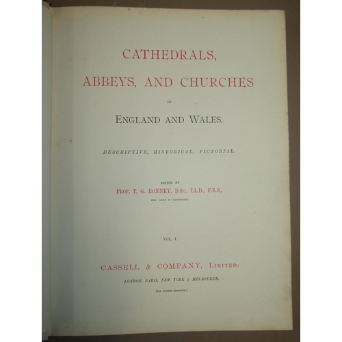 217 - Cathedrals, Abbey's and Churches of England & Wales, 4 volumes, Boswell's Life Of Johnson, 4 volumes... 