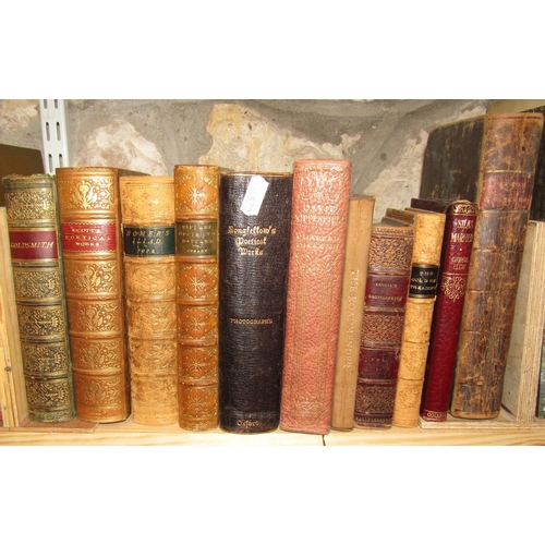 222 - Poetry - four leather bound school prizes, The Christian Best Companions 1811, etc (11 volumes)